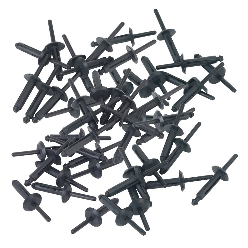 Plastic Rivet �6.3 x 25.2mm Pack of 50