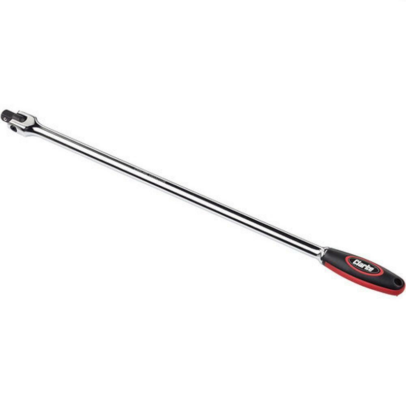 CLARKE BREAKER BAR 24" 1/2" DRIVE FLEXI HEAD KNUCKLE WRENCH RATCHET 600MM PRO325