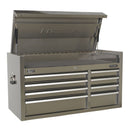 Sealey Premier&trade; Heavy-Duty Extra-Wide Topchest 8 Drawer 1055mm - Stainless Steel PTB104008SS