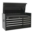 Sealey Premier&trade; Heavy-Duty Extra-Wide Topchest 8 Drawer 1040mm - Black PTB104008