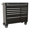 Sealey Premier&trade; Heavy-Duty Extra-Wide Rollcab 11 Drawer 1055mm - Black PTB105511