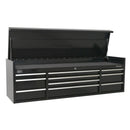 Sealey Premier&trade; Heavy-Duty Extra-Wide Topchest 10 Drawer 1830mm - Black PTB181510
