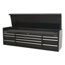 Sealey Premier&trade; Heavy-Duty Extra-Wide Topchest 10 Drawer 1830mm - Black PTB181510