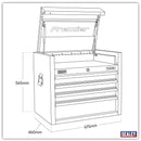 Sealey Premier&trade; Heavy-Duty Topchest 4 Drawer 675mm - Stainless Steel PTB66004SS