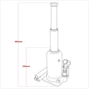 Sealey Viking Telescopic Bottle Jack 5 Tonne PTBJ5S