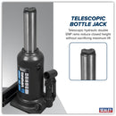 Sealey Viking Telescopic Bottle Jack 5 Tonne PTBJ5S