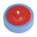 Sealey 150 x 50mm Buffing & Polishing Foam Head M14 x 2mm - Blue/Medium PTC/CH/M14-B