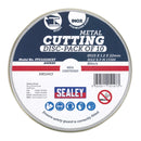 Sealey 115 x 1.2mm Cutting Disc 22mm Bore - Pack of 10 PTC11510CET