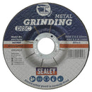 Sealey 115 x 6mm Grinding Disc 22mm Bore - Pack of 12 PTC115G12