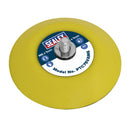 Sealey 71mm Hook-and-Loop Backing Pad M6 x 1mm PTC75VAM6