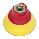 Sealey 75mm Hook-and-Loop Ultra-Soft Backing Pad M14 x 2mm PTCBPV4S