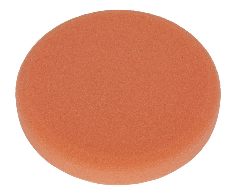 Sealey Hook-and-Loop Buffing & Polishing Foam Head 150 x 25mm - Orange/Firm PTCCHV150O