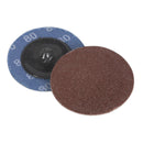 Sealey 50mm Quick Change Sanding Disc 80Grit - Pack of 10 PTCQC5080