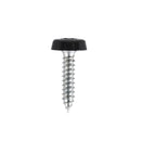 Sealey Numberplate Screw with Plastic Enclosed Head 4.8 x 24mm, Black - Pack of 50 PTNP7