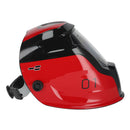Sealey Auto Darkening Welding Helmet Shade 9-13 - Red PWH1