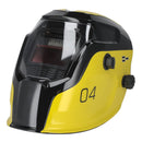 Sealey Auto Darkening Welding Helmet Shade 9-13 - Yellow PWH4
