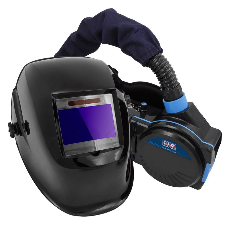 Welding Helmet with TH1 Powered Air Purifying Respirator (PAPR) Auto Darkening