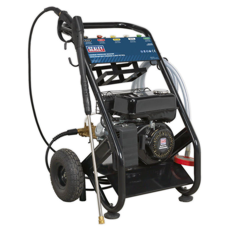 Pressure Washer 220bar 540L/hr Self-Priming 6.5hp Petrol