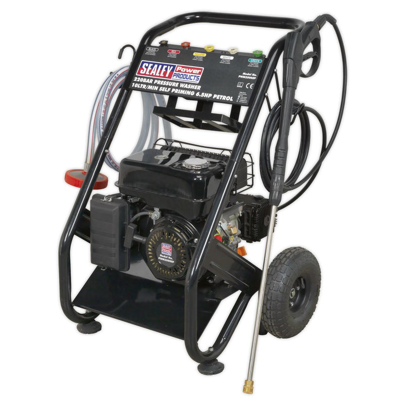 Pressure Washer 220bar 540L/hr Self-Priming 6.5hp Petrol