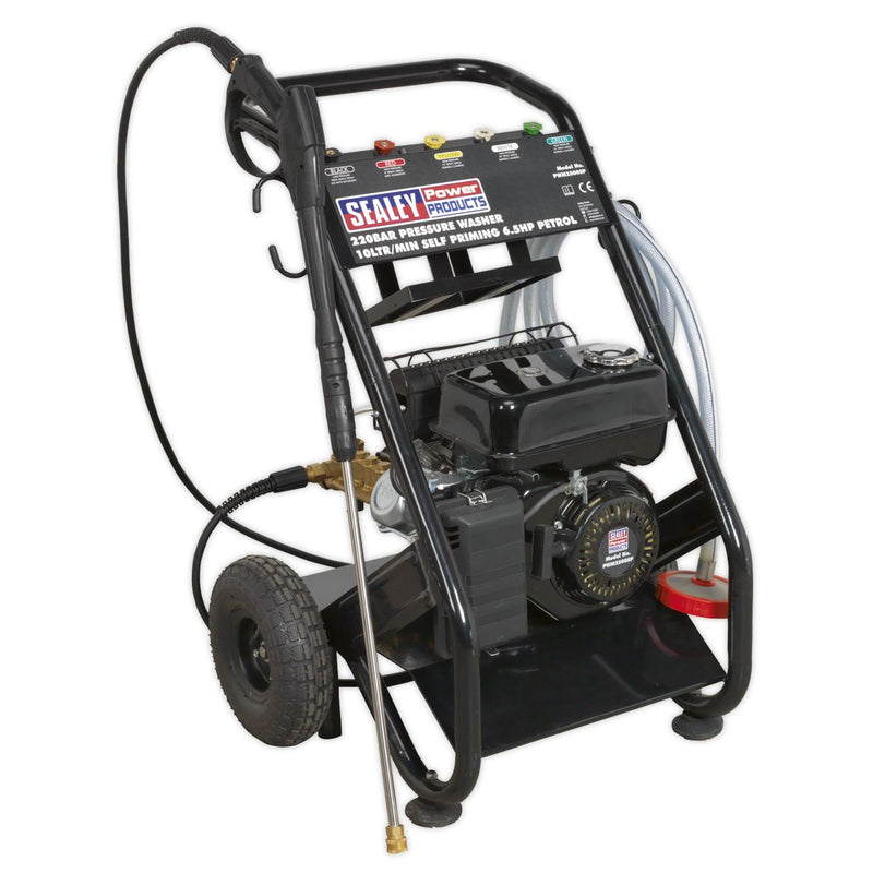 Pressure Washer 220bar 540L/hr Self-Priming 6.5hp Petrol