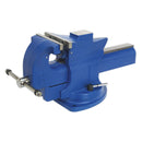 Sealey Quick Action Cast Iron Vice with Swivel Base 150mm QAV150