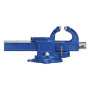 Sealey Quick Action SG Iron Vice with Swivel Base 125mm QAVE125