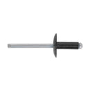 Sealey Aluminium Large Flange Rivet 3.2 x 10mm, Black - Pack of 200 RAB3210L