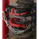 Sealey Hydraulic Coil Spring Compressing Station with Gauge 2000kg Capacity RE2311