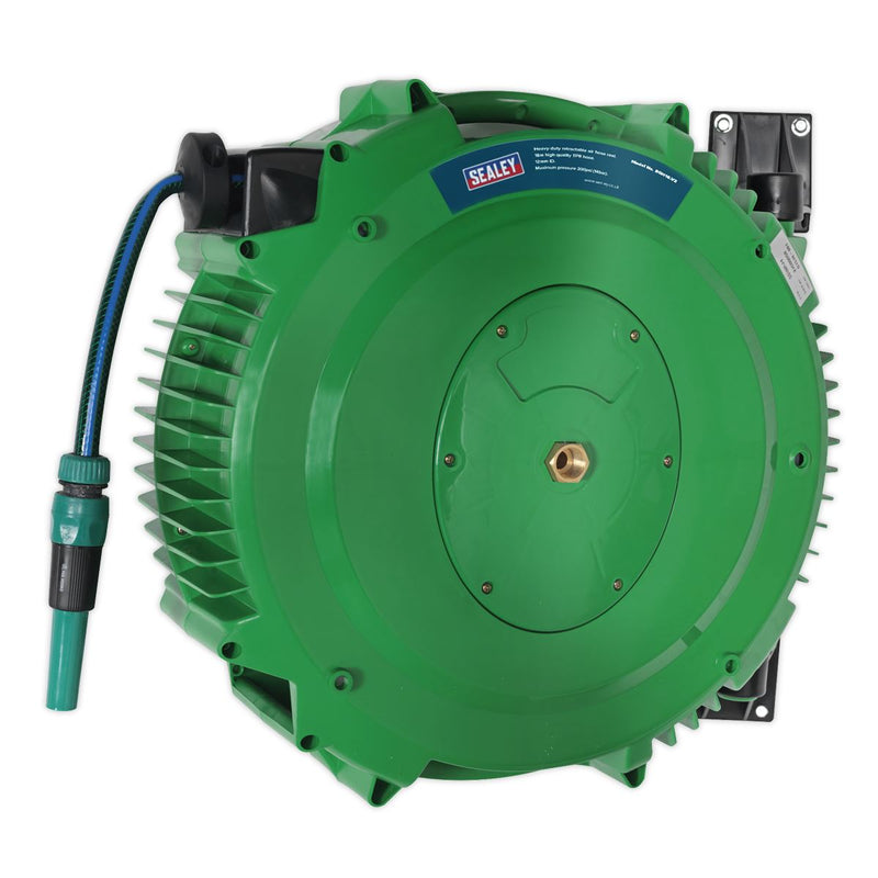 Retractable Water Hose Reel 18m 12mm ID PVC Hose