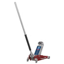 Sealey Aluminium/Steel Trolley Jack with Rocket Lift 2.5 Tonne RJAS2500