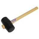 Sealey Premier Rubber Mallet 1.75lb - Black RMB175