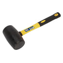 Sealey Premier Rubber Mallet with Fibreglass Shaft 2lb RMB200