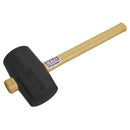 Sealey Premier Rubber Mallet 2.5lb - Black RMB250
