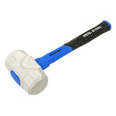 Sealey Premier Rubber Mallet with Fibreglass Shaft & Graphite Core 24oz RMG24