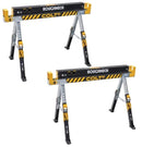 Roughneck Trestles Saw Horse Adjustable Steel Folding Max 1178kg ROU35602