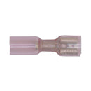 Sealey Heat Shrink Push-On Female Terminal 6.4mm, Red - Pack of 25 RTSPF25