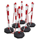 Sealey Post & Chain Kit 25m - Red/White RWSBKIT
