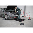 Sealey Post & Chain Kit 25m - Red/White RWSBKIT