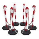 Sealey Post & Chain Kit 25m - Red/White RWSBKIT