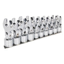 Sealey Siegen Flexible Crow's Foot Open-End Spanner Set 3/8"Sq Drive 10pc S01043