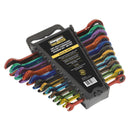 Sealey Siegen Multi-Coloured Combination Ratchet Spanner Set 12pc S01075