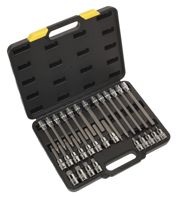 Hex Socket Bit Set 30pc 1/2"Sq Drive