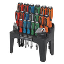 Sealey Siegen Hammer-Thru Screwdriver, Hex Key & Bit Set 44pc S01106