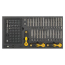 Sealey Siegen Specialised Bit Set & Folding Hex Keys with Tool Tray 192pc S01126