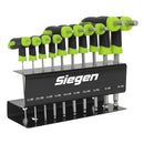 Sealey Siegen T-Handle Ball-End Hex Key Set 10pc S01150