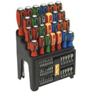 Sealey Siegen Hammer-Thru Screwdriver, Bit & Nut Driver Set 61pc S01153