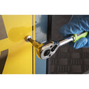 Sealey Siegen Pear-Head Ratchet Wrench with Flip Reverse 1/4"Sq Drive S01200