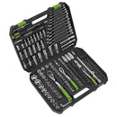 Sealey Siegen Socket Set 1/4", 3/8" & 1/2"Sq Drive 219pc S01212