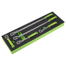 Sealey Siegen Ratchet Wrench Set with Flip Reverse 3/8"Sq Drive 5pc S01230