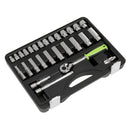 Sealey Siegen Socket Set 3/8"Sq Drive 28pc S01236